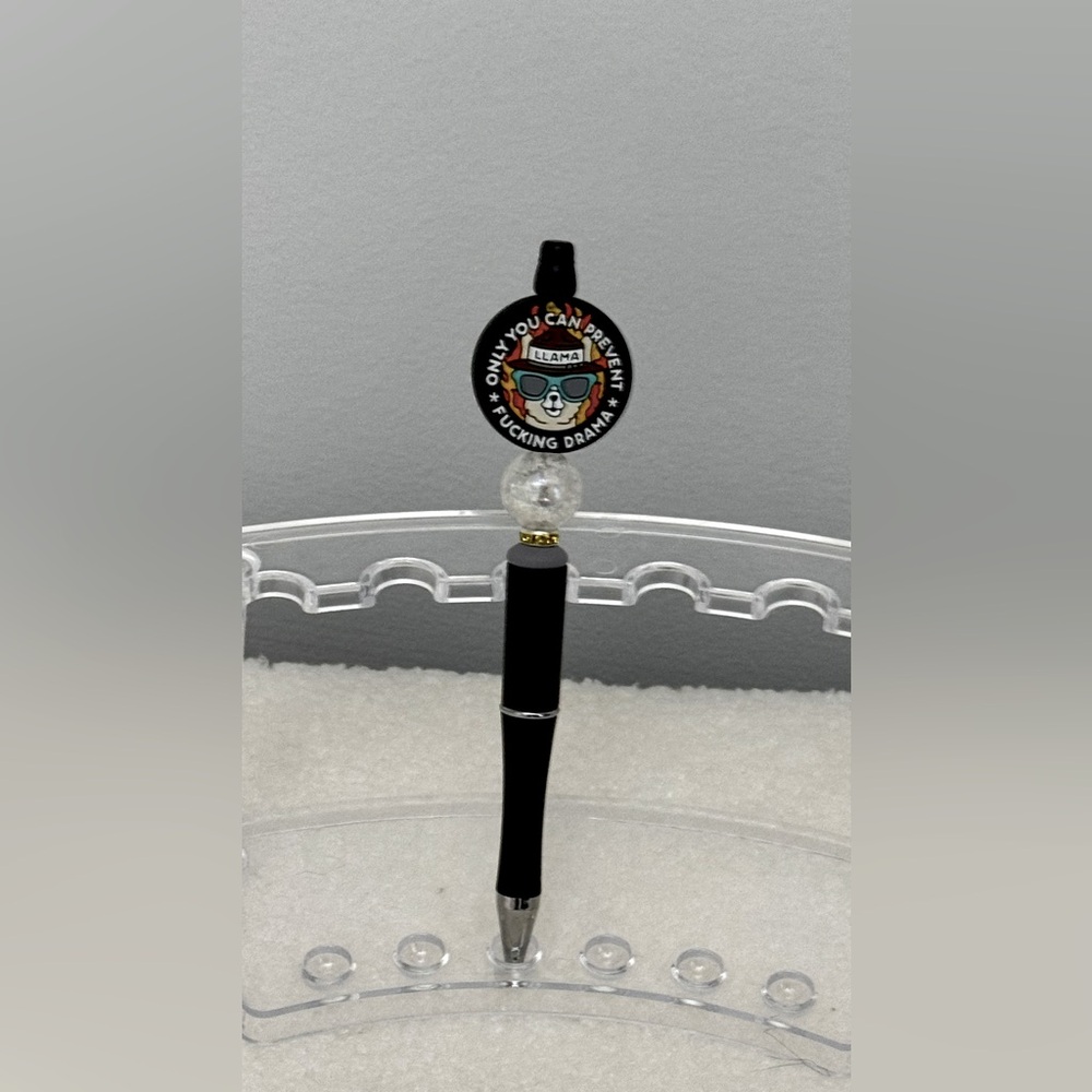 Black and Silver Pen with Unique Design